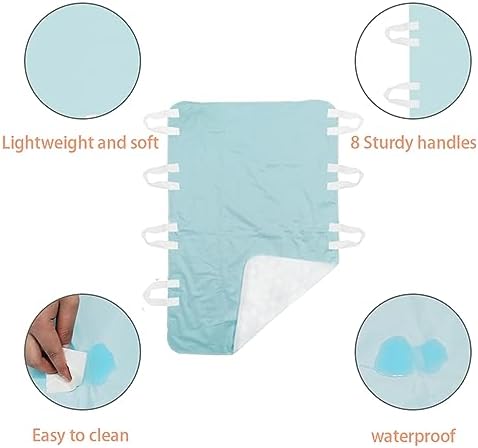 Agooliiu bed pad being used to transfer a patient