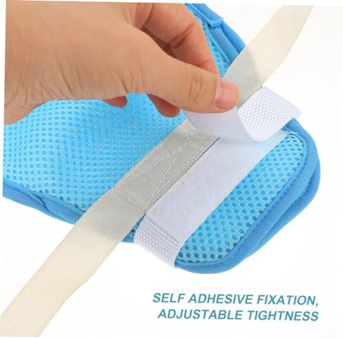 Adjustable hand control mitts for ICU patients to prevent self-injury.