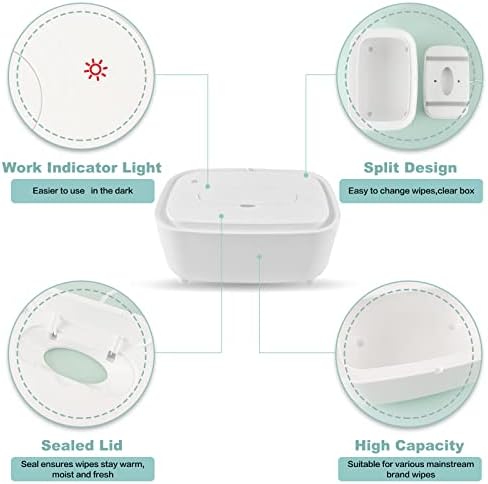 Side profile of Yatytepo wipe warmer showing compact design