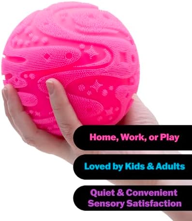Schylling Super NeeDoh Fuzzball assortment of random bold colors available for sensory play.