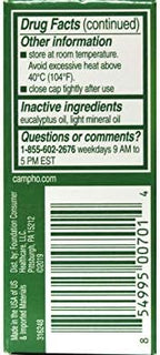 Authentic USA imported Campho-Phenique antiseptic treatment for insect bites and minor cuts.