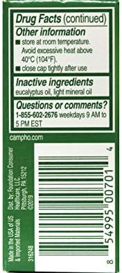 Authentic USA imported Campho-Phenique antiseptic treatment for insect bites and minor cuts.