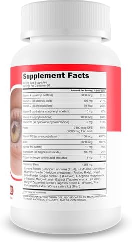 True You Health eye supplement bottle side view showing branding