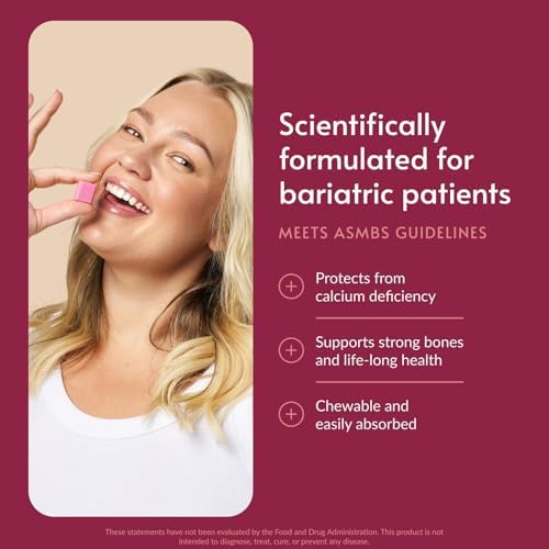 Bariatric Advantage Calcium Citrate supplement nutrition label