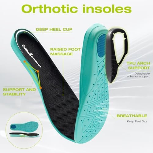 Wide toe box detail on OrthoComfoot orthopedic boots for bunion comfort.
