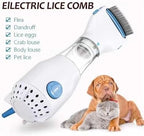 Adjustable stainless steel teeth of electric lice vacuum for kids