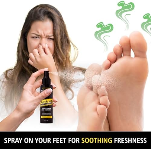 Professional grade boot deodorizer spray for industrial work environments.