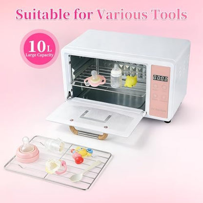 Side profile of pink HomdMarket professional salon sterilizer