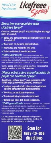 Imported Licefreee homeopathic spray for kids and adults