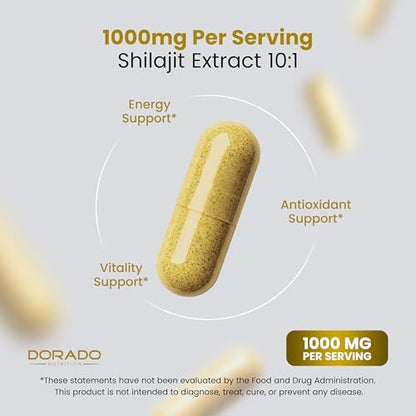 These 1000 mg shilajeet capsules are lab tested for purity and support better daily nutrition.