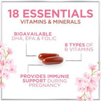 Hello Lovely prenatal vitamins supplement facts label