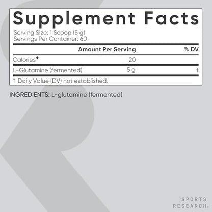Sports Research L-Glutamine Informed Sport testing logo