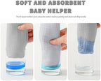 Two pack organic cotton baby bibs for boys and girls