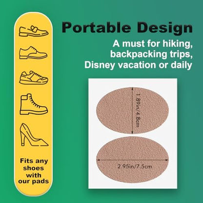 Athletic foot protection moleskin pads for running and hiking