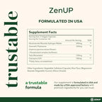 ZenUP wellness supplement packaging highlighting liposomal technology