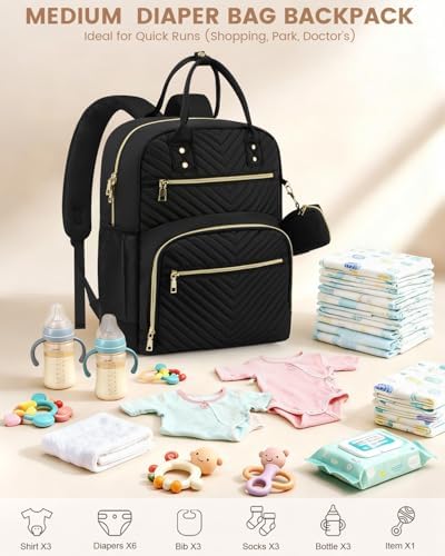 Pritent baby essentials nappy bag open interior compartment view
