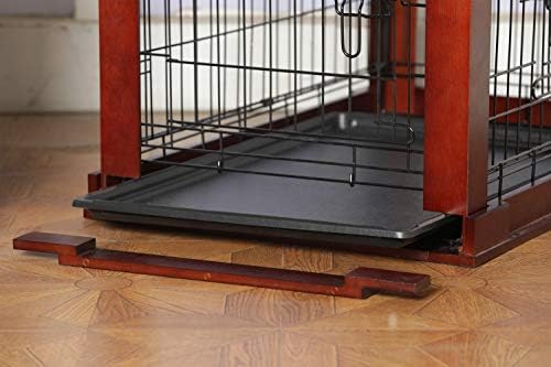 Merry Pet medium slide aside crate furniture highlighting the tool free assembly panels