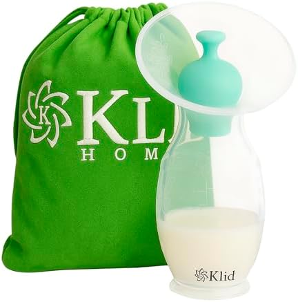 Close up of food grade silicone breast milk container ensuring safe milk storage for babies