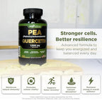 Gade Nutrition PEA capsules bottle back label ingredients