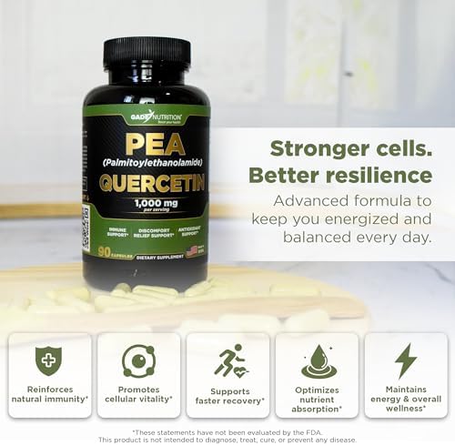 Gade Nutrition PEA capsules bottle back label ingredients