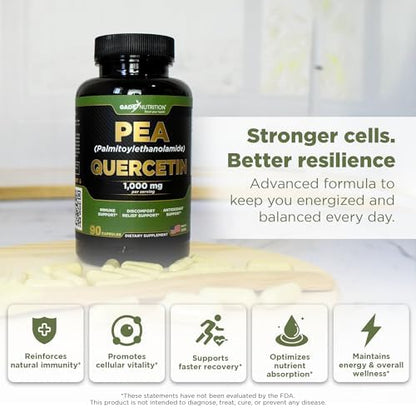 Gade Nutrition micronized PEA 800 mg capsules supplement for joint comfort