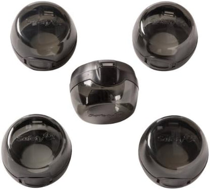 Heat resistant stove knob covers for baby proofing