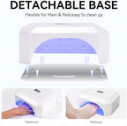 Makartt UV LED nail lamp lifestyle setup for gel manicure