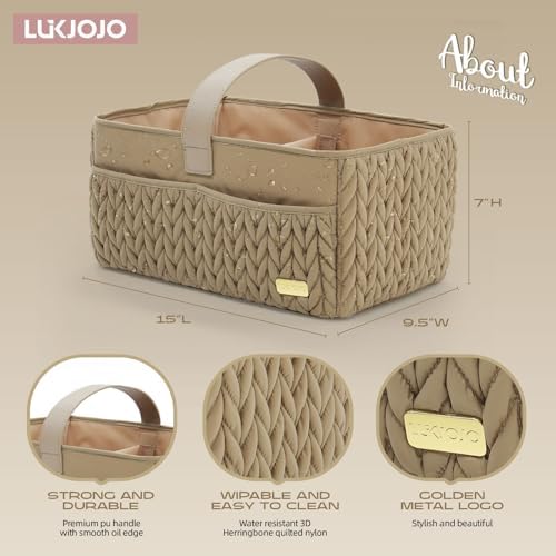 Lukjojo travel baby basket interior compartments