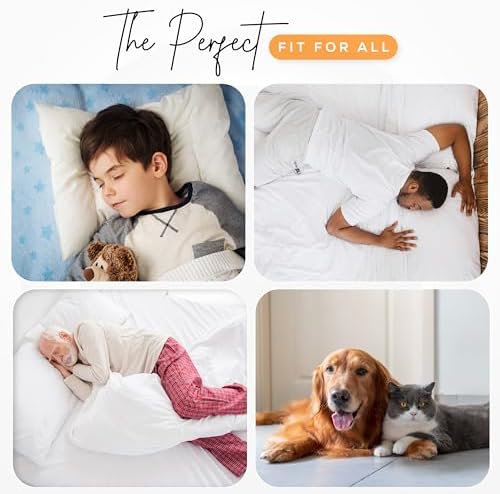 Four-layer waterproof incontinence bed pads spread flat on a mattress for size reference.
