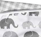 Boppy nursing pillow cover with concealed zipper detail
