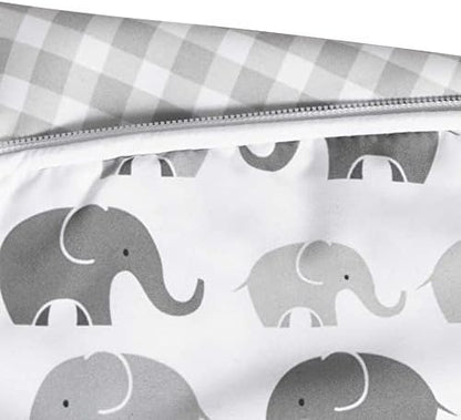 Boppy nursing pillow cover with concealed zipper detail