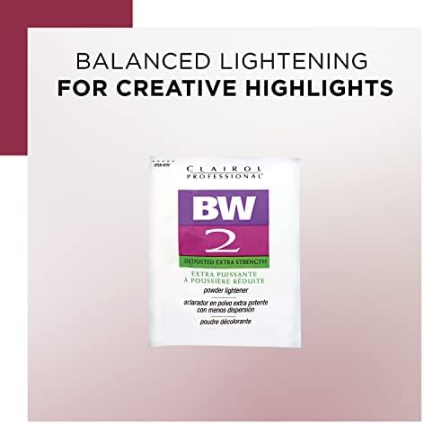 Premium salon grade hair bleaching powder package for balayage and ombre
