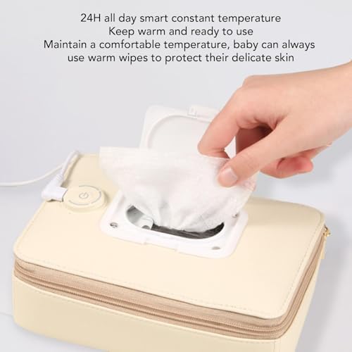 Atorse baby wipe heater connected to USB power source