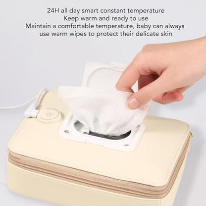 Atorse baby wipe heater connected to USB power source