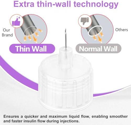 Universal fit insulin pen needles compatible with most injector devices