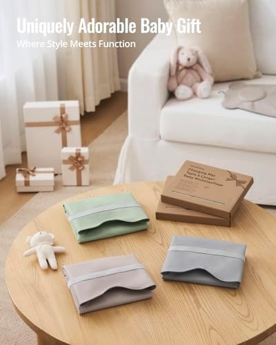 Premium imported non toxic baby changing pad showing the secure stitched borders.