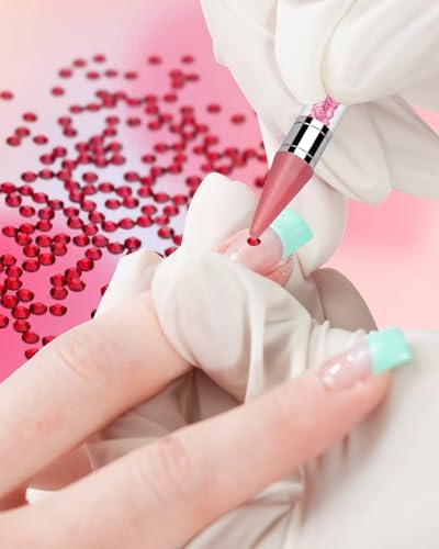 Stainless steel tip detail for adjusting nail art gems