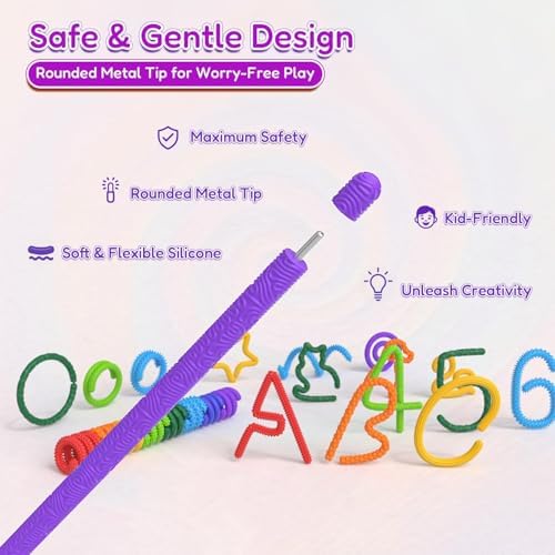 AotBlcer sensory fidget sticks held in hand for scale