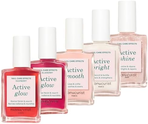 Manucurist Rainbow Active bottles arranged together