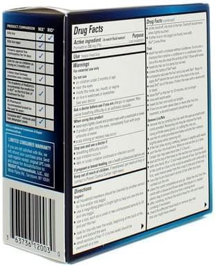 Nix maximum strength lice treatment application instructions on the box