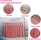 Guinea Pig Hideout,Pets Forest Cage Corner Hideout,Cage Accessories for Guinea Pig, Bunny, Chinchilla, Hamster, Rabbit and Other Small Pets, No Metal Fences (Pink,Medium) - Image 4