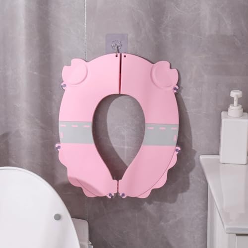 DIJIAMEIYA portable potty seat close up showing the smooth anti pinch pad design