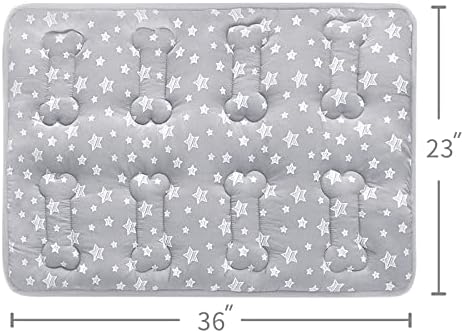 Machine washable kennel pad being placed into a home washing machine
