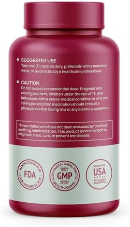 HMS Nutrition R-Lipoic Acid supplement facts label showing pure active R-ALA ingredients and serving size