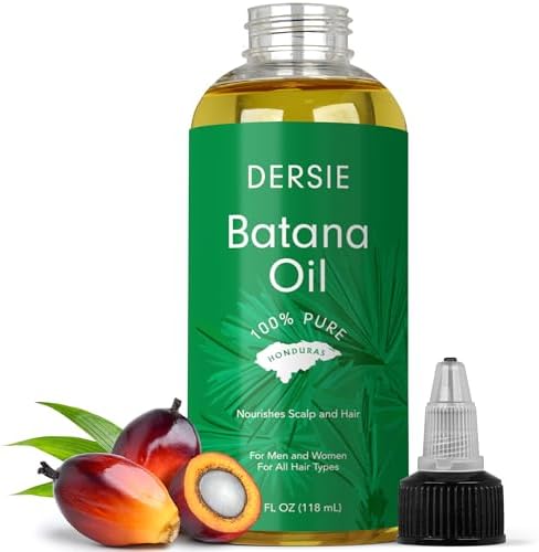 Dersie Organic Batana Oil front view bottle for hair growth