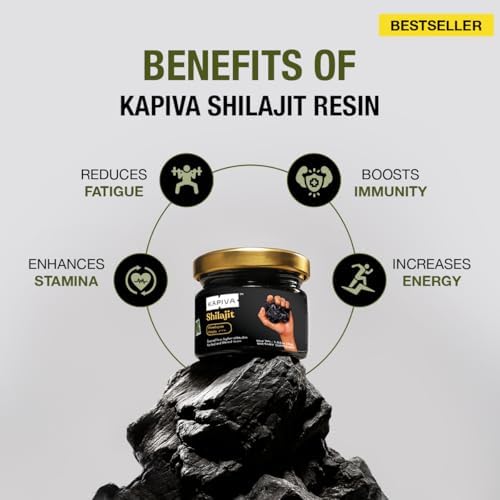 Himalayan vitamins and eighty trace minerals in this gold resin support physical strength.