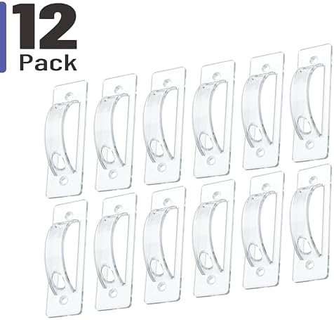Clear plastic light switch guard pack of twelve