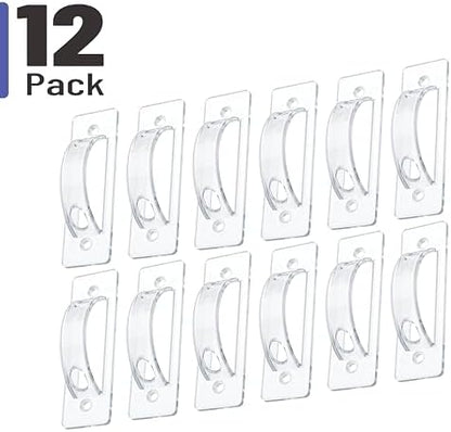 Clear plastic light switch guard pack of twelve