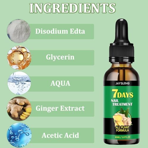 Ginger and turmeric nail strengthening treatment set