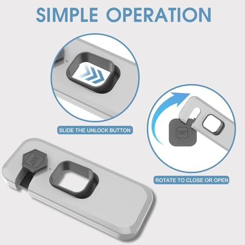 Wilbeva refrigerator latch adhesive backing detail